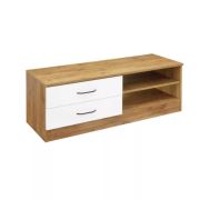 Ka1000 Ege 2 Kapaklı Tv Sehpası Amalfi/Beyaz 140x47x45 cm