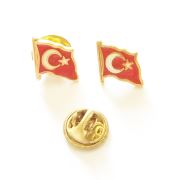 KaktüsKedi Türk Bayrağı Rozet Organizer Kutu Hediyeli Set 713091