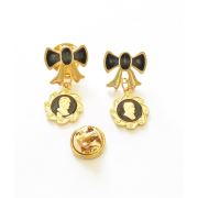 KaktüsKedi Gold Atatürk Broş Organizer Kutu Hediyeli Set 713086