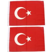 ModaCar 2 ADET Bez Türk Bayrağı 40x60 cm 712279
