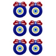 Kaktüskedi 6 Adet 4 cm Nazar Boncuğu Pvc Damla Sticker 712278