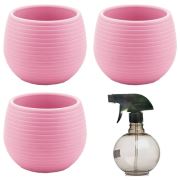 Kaktüskedi 3 Adet Mini Kaktüs Saksı Çiçek Sulama Seti 712520