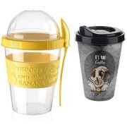 Kaktüskedi Yoğurt Gıda Bardağı Çay Kahve Mug Hediyeli Set 712842