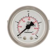 Kampa Pakkens 0-2.5 Bar 50 mm Panotipi Arkadan Bağlantılı Kuru Manometre G 1/8 inç