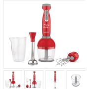 King K-967 Blendx Compact Blender Seti - KIRMIZI
