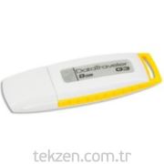8GB,USB 2.0 Beyaz Sarı,Flash Bellek