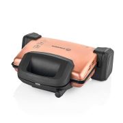 Korkmaz A312-09 Kompakto Rosagold/Siyah Small Tost Makinesi