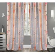 Kozzy Home RFE156 Saten Baskılı Tek Kanat Fon Perde - 135x270 cm