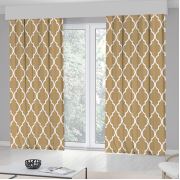 Kozzy Home RFE407 Saten Baskılı Tek Kanat Fon Perde 135x270 cm