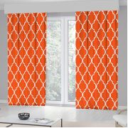 Kozzy Home RFE408 Saten Baskılı Tek Kanat Fon Perde 135x270 cm