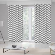 Kozzy Home RFE412 Saten Baskılı Tek Kanat Fon Perde 135x270 cm