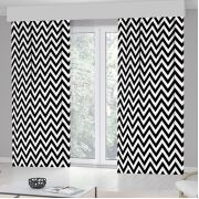 Kozzy Home RFE415 Saten Baskılı Tek Kanat Fon Perde 135x270 cm