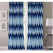 Kozzy Home RFE0453 Saten Baskılı Tek Kanat Fon Perde 135x270 cm