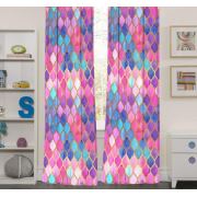 Kozzy Home RFE0457 Saten Baskılı Tek Kanat Fon Perde 135x270 cm