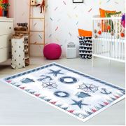 Kozzy Home Yıkanabilir Kaymaz Taban Çocuk Halısı RFE6438 133x190 cm