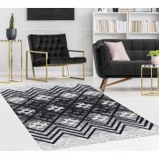 Kozzy Home Yıkanabilir Kaymaz Taban Halı Gri RFE6771 80x150 cm
