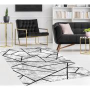 Kozzy Home Yıkanabilir Kaymaz Taban Halı Gri RFE6777 80x150 cm