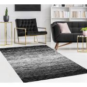 Kozzy Home Yıkanabilir Kaymaz Taban Halı Siyah RFE6779 80x150 cm