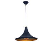 Lambadar Modern Metal Sarkıt Avize Siyah 80 cm / 3506-SVM1BG
