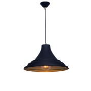 Lambadar Modern Metal Sarkıt Avize Siyah 81 cm / 3506-SVM2BG