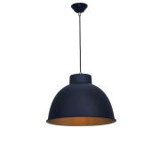 Lambadar Modern Metal Sarkıt Avize Siyah Oval / 3506-SVM3BG