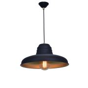 Lambadar Modern Metal Sarkıt Avize Siyah / 3506-SVM5BG