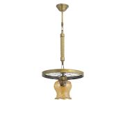 Lambadar Spor Modern Rustik Retro Tekli Model Teker Sarkıt Avize - Bakır / 3520-1ESKTKR-B-MARUL