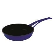 Lava Döküm Kızartma Tavası Metal Kulplu 24 cm Mavi Mavi