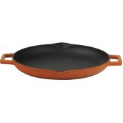 Lava Yuvarlak Kızartma Tavası Metal Kulplu 30 cm Turuncu Turuncu