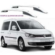 VW Caddy 2011 Sonrası Üst Çıta Alüminyum Komple