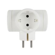 Legrand 3lü Topraklı Priz Beyaz (T)-50662
