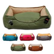 Lepus Soft Plus Mikrofiber Süet Kumaş Kedi ve Köpek Yatağı X-Large 80x105x22h cm- Mor