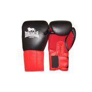 Lonsdale Performer Bilek Yırtmaçlı 12oz Antrenman Eldiveni - Siyah / Kırmızı (56741)