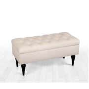 Lorence Home Maye Sandıklı Puf Krem