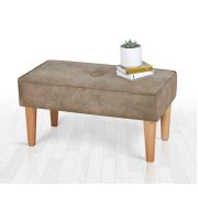 Lorence Home Square Puf - Kahve