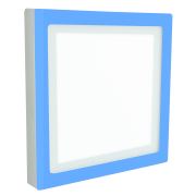 Luster Sıva Üstü 3 Renk Fonksiyonlu Kare Led Panel 240mm(Beyaz+Mavi)
