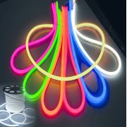 Luster 10W/Mt 220V Led Neon Işıklı Hortum (Pembe) 50 mt