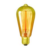 Luster 6W ST64 Rustik Led'li Flament Ampul (3500K Gün Işığı)