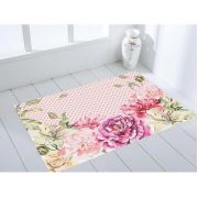 Masion M MAS906 Dotted Flowers Desen Ev İçi Paspası - 50x70 cm