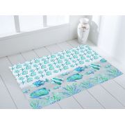 Masion M MAS911 Fish Desen Ev İçi Paspası - 50x70 cm