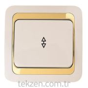Makel Mimoza Vavien Beyaz Altın -M-12205