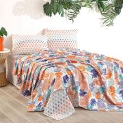 Marie Claire Pike Çarşaf Set Coral Tek Kişilik Multi