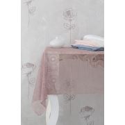 Marie Claire Masa Örtüsü Viola 100% Polyester 145*200 cm Beyaz