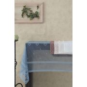 Marie Claire Masa Örtüsü Oxalis 100% Polyester 145*145 cm Pudra