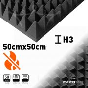 Mastercare Karbon Piramit Akustik Sünger 50 cm Yükseklik 3 Cm 422238