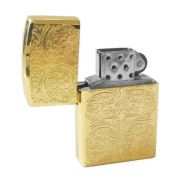 Engraved Gold Taşlı Gazlı İşlemeli Çakmak 713689