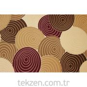 Yolluk Kaymaz Tabanlı Jel Taban 100 cm Defne Bej- Bordo