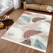 Merinos Bergama Lüx BG020 060 Saçaklı Modern Halı 80x150 cm