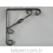 Raf Konsolu Gümüs Burgulu 15 Cm