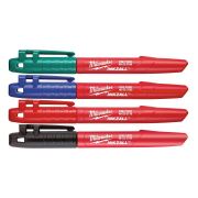 Milwaukee T48223106 Ağır Hizmet Tipi Inkzall™ İşaretleme Kalemi Seti İnce Uçlu 1mm
